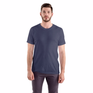 mens half sleeves t-shirt navy blue