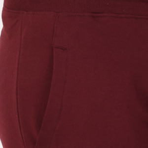 Men's Maroon Joggers closeup