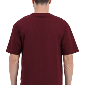 men's oversized standard t-shirt maroon