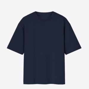 men's oversized standard t-shirt navy blue