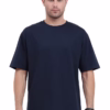 men's oversized standard t-shirt navy blue