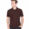 Mens Polo T-Shirt coffee brown main