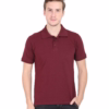 Mens Polo T-Shirt Maroon main