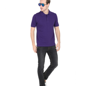 Mens Polo T-Shirt purple full