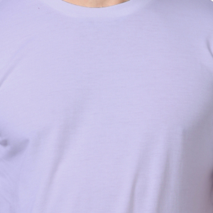 men's supima premium cotton t-shirt Lavender closeup