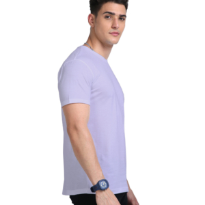 men's supima premium cotton t-shirt Lavender side