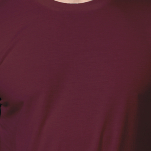 men's supima premium cotton t-shirt maroon closeup