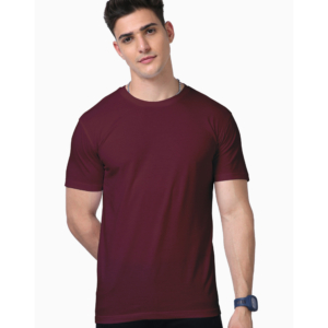 men's supima premium cotton t-shirt maroon main