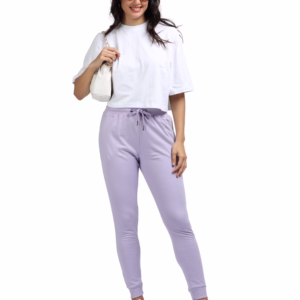 Women's Lavender Joggers full view