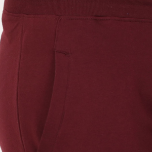 Women's Maroon Joggers closeup