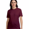 Women Supima-Premium Cotton T-shirt Maroon main