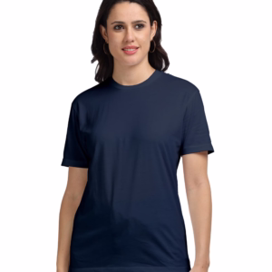 Women Supima-Premium Cotton T-shirt Navy Blue main