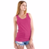 Women Solid Pink Tank Top main