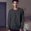 Men's Black sweatshirt front view