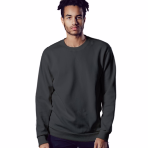 Men's Black sweatshirt front view