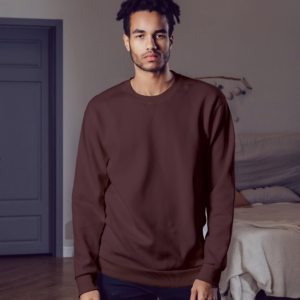 Men's Maroon sweatshirt front view