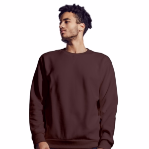 Men's Maroon sweatshirt side view
