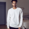 Men's White sweatshirt front view